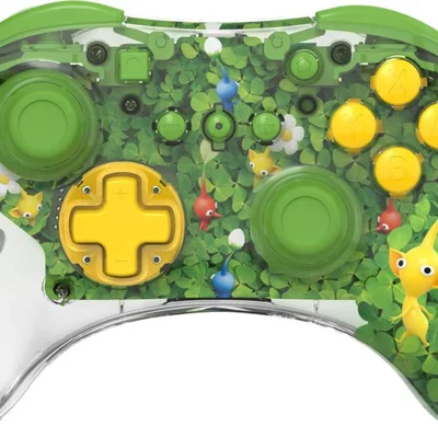 Pdp - Ctrl S/fio P/ P/ Vídeo Gamerealmz: Pikmin Clover Patch P/ Nintendo Switch, Nintendo Switch - Modelo OLED - Pikmin Clover Patch-500-234-pik