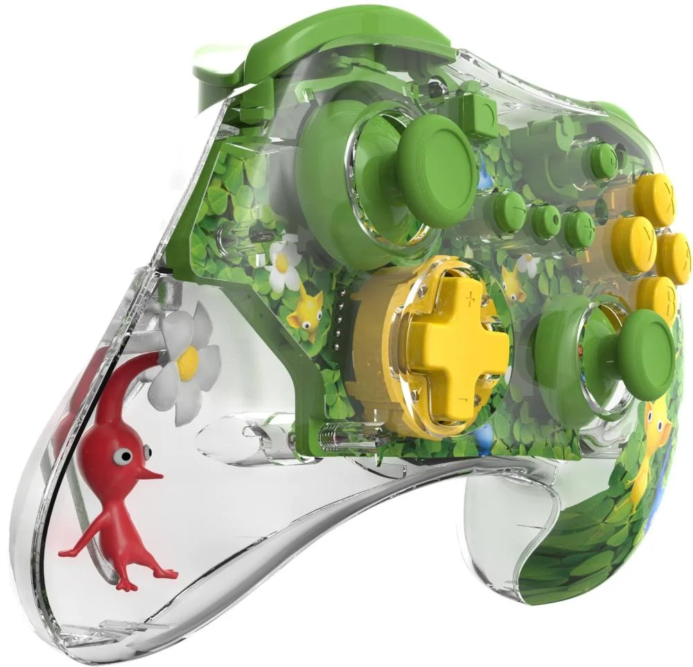Imagem 3 de 3 do produto Pdp - Ctrl S/fio P/ P/ Vídeo Gamerealmz: Pikmin Clover Patch P/ Nintendo Switch, Nintendo Switch - Modelo OLED - Pikmin Clover Patch-500-234-pik