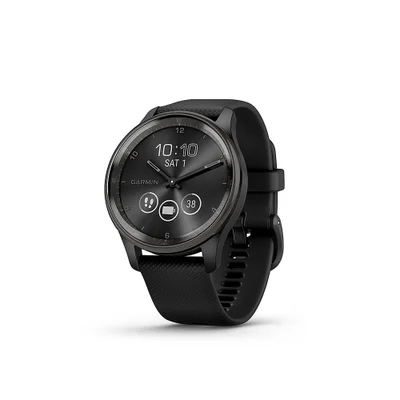 Garmin - Vívomove Trend Hybrid Smartwatch 40 Mm Polímero Reforçado Com Fibra - Aço Inoxidável Ardósia-010-02665-00