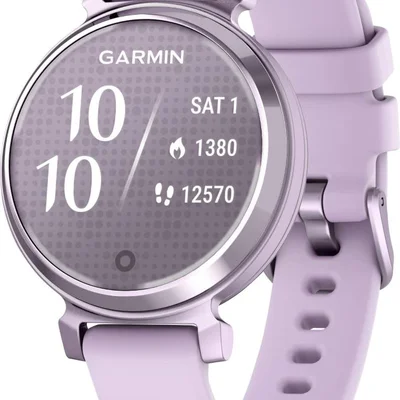 Garmin - Lily 2 Smartwatch 34 Mm Alumínio Anodizado - Lilás Metálico Com Multiira De Silicone Lilás-010-02839-01