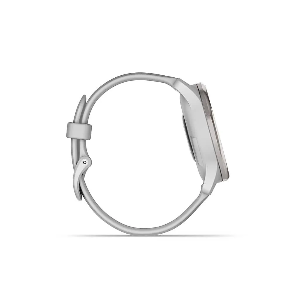 Imagem 2 de 5 do produto Garmin - Vívomove Trend Hybrid Smartwatch 40 Mm Polímero Reforçado Com Fibra - Aço Inoxidável Prateado-010-02665-03