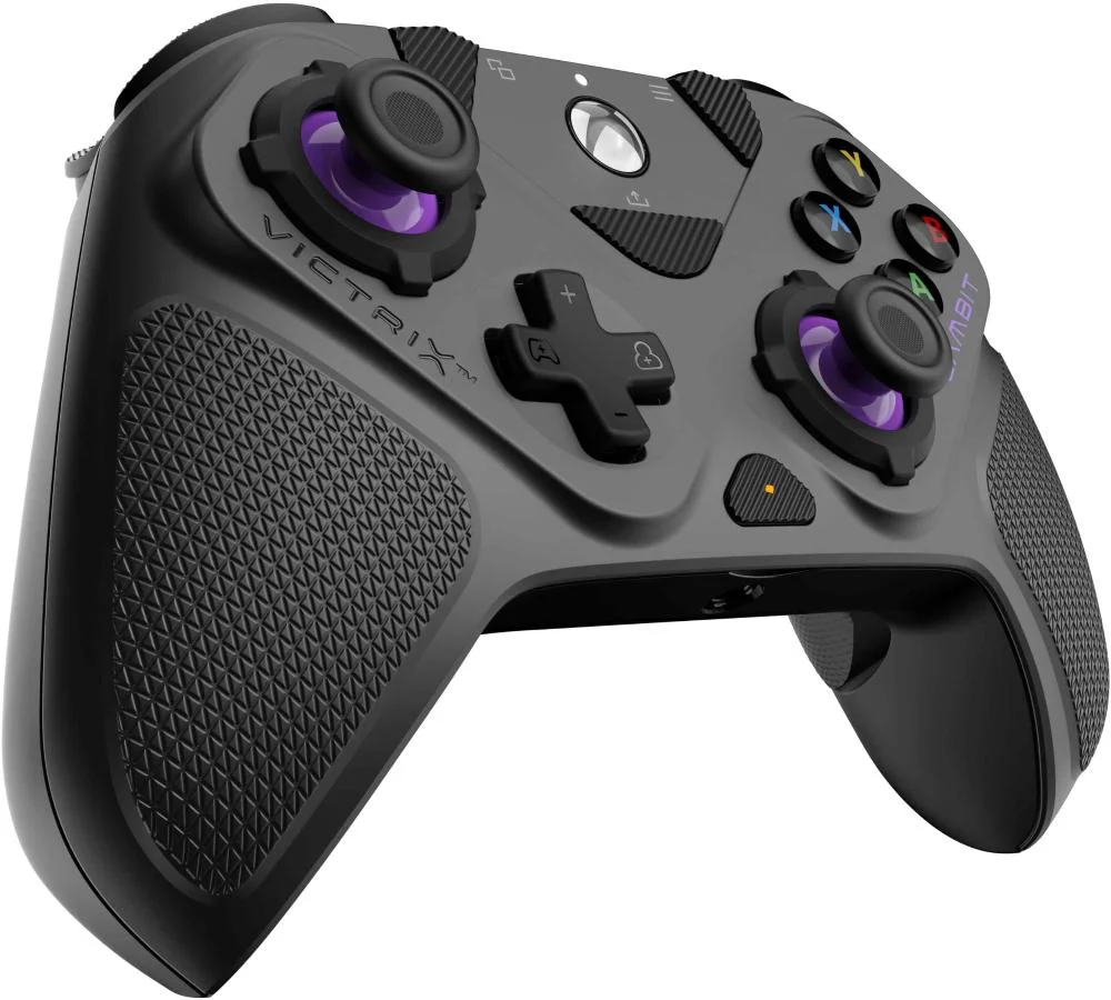 Pdp - Controle Bluetooth De Torneio Com Fio Victrix Gambit Prime Para XBOX Series X|s, XBOX One E PC Com WINDOWS 10/11 - Cinza-049-006-gy