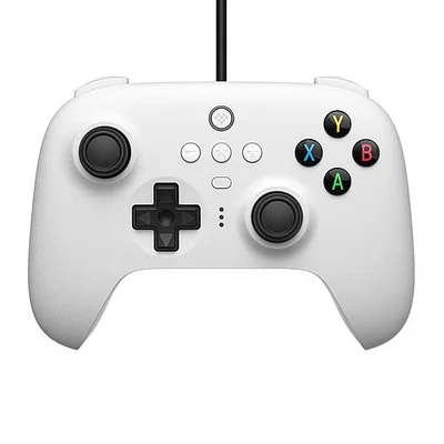 8bitdo - Controle Com Fio Para Video Game Para PC - Branco-82ca01