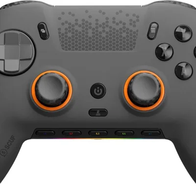 Scuf - Controle Para Video Game Sem Fio Envision Pro Para PC - Cinza Aço-601-178-03-102-na