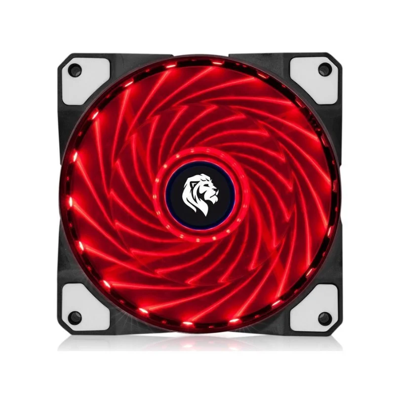 Imagem 3 de 5 do produto Gabinete Office Hayom 1 Fan 120mm LED Vermelho S/fonte Micro-atx 2 Portas Usb 2.0 Preto - Gb1752