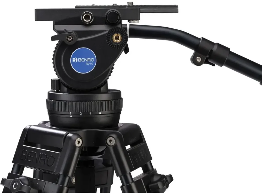 Tripé Benro Pro+ Bv10 Com Cabeça Hidráulica