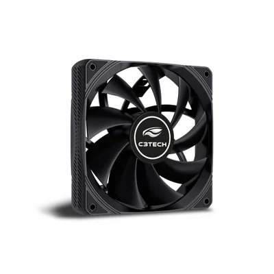 Cooler Fan C3tech F9-200bk, 120mm, 4 Pinos Molex, Preto - Para Gabinete