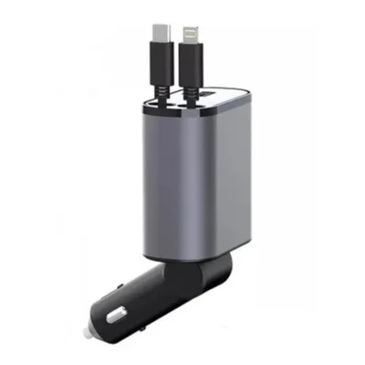 Carregador Turbo Retrátil Carga Rápida Android Iphone