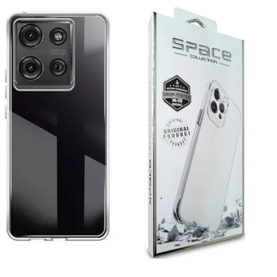 Capa Capinha Space Hybrid Clear Anti-impacto Compatível Motorola Moto G75