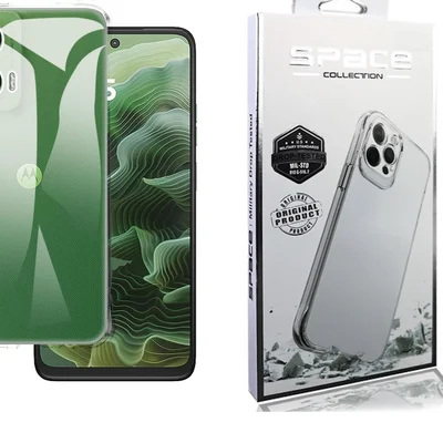 Capa Capinha Space Hybrid Clear Anti-impacto Compatível Motorola Moto G35