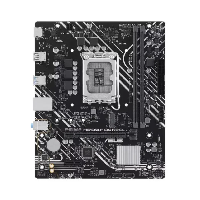 Placa Mãe Asus Prime H610m-f D4 R2.0 LGA 1700 2xDDR4 Intel H610 Matx