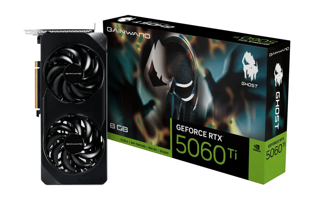 Vga Gainward Nv Gf RTX5060 Ti 8GB Ghost Gddr7 128bits  Ne7506t019p1 Gb2062b