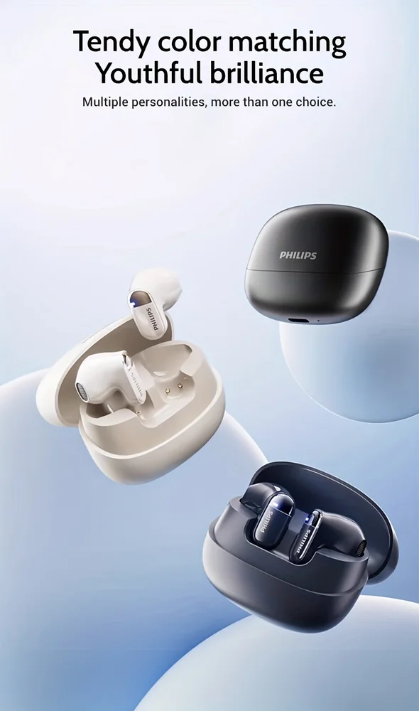 Imagem 3 de 3 do produto Fones De Ouvido Sem Fio Philips Wt400985 Preto