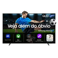 Samsung Vision Ai Tv 50” QLED 4k Q7f 2025, Pontos Quânticos, Processador Com Ai, Art Store, Alexa. 2