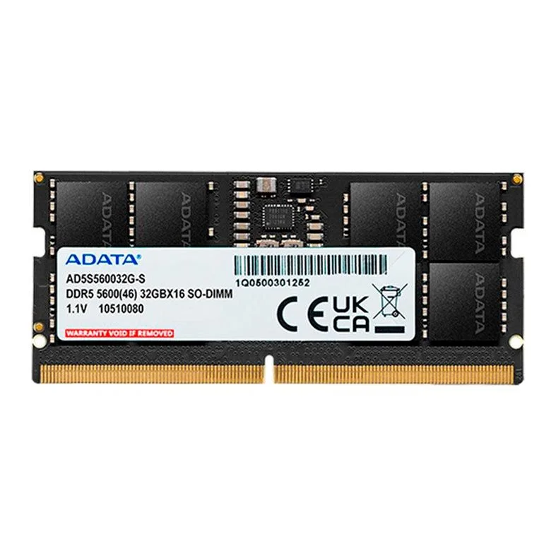 Memoria Notebook Ddr5 32gb 5600mhz Adata Ad5s560032g-s
