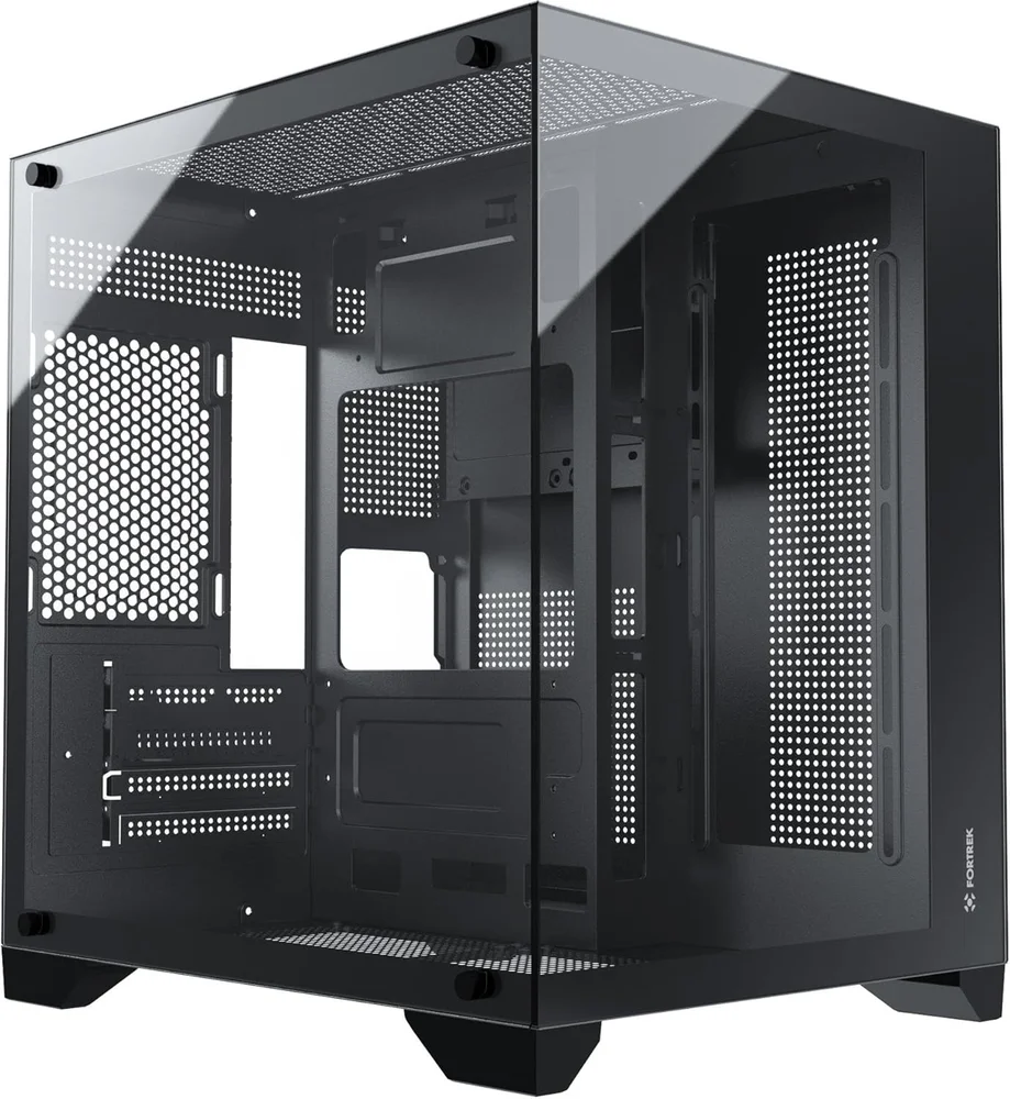 Imagem 2 de 5 do produto Gabinete Gamer Fortrek Clarity Preto – Design Aquário Com Lateral De Vidro Temperado