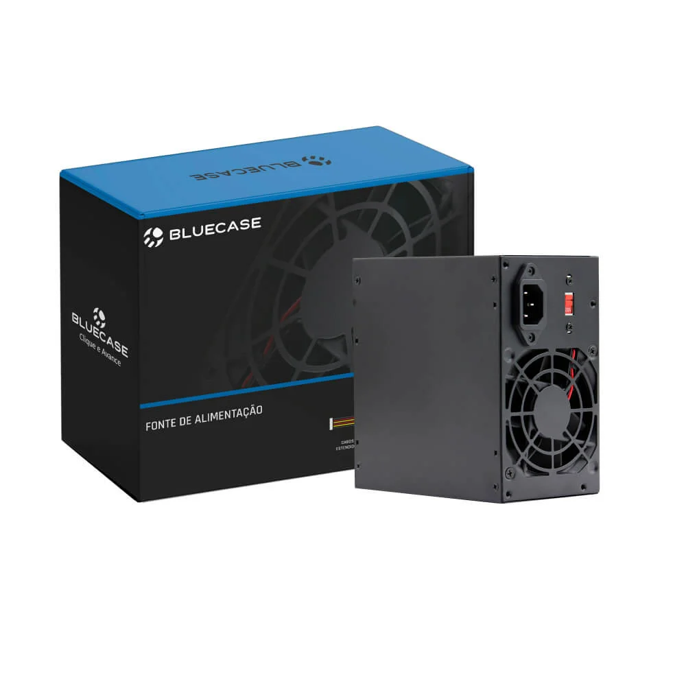 Imagem 5 de 5 do produto Fonte De Alimentação Bluecase 350w Pfc Ativo C/cabo Blu350-cmps2