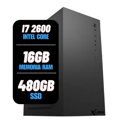 Desktop 1155 Home i7 2600 Ddr3 16gb SSD 480GB X-linne