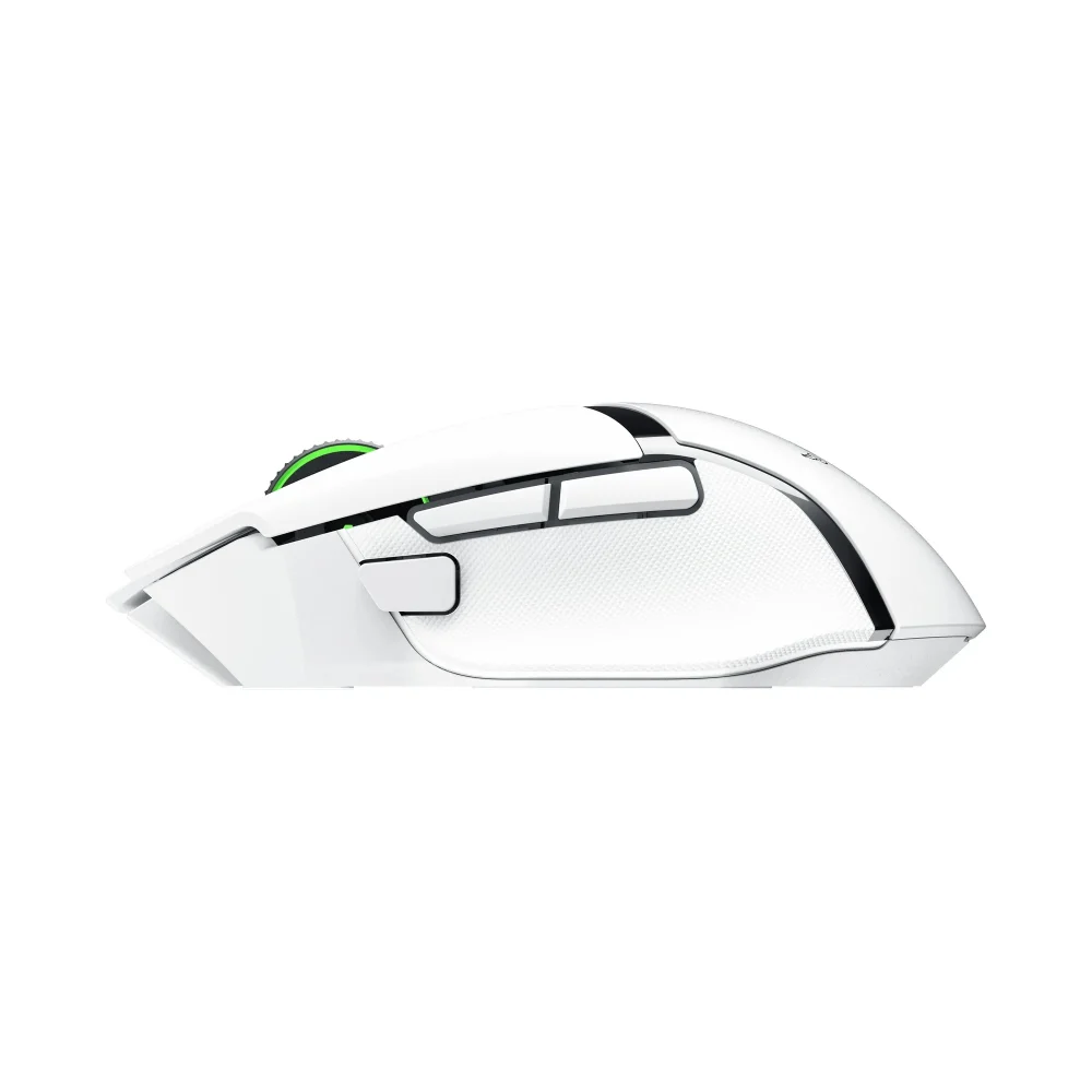 Imagem 3 de 5 do produto Mouse Gamer Razer Basilisk V3 X Hyperspeed, Sem Fio, 18000 Dpi, Branco