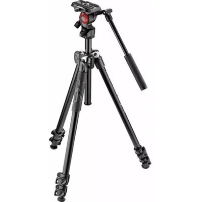 Tripé Manfrotto Mk290lta3-v 290 Light + Cabeça Hidraulica