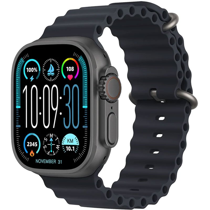 Smartwatch Series 10 Microwear Ultra W69+ Plus 49mm Relógio Inteligente Nfc Super AmoLED Gps 2gb Caixa Preto