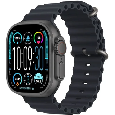 Smartwatch Series 10 Microwear Ultra W69+ Plus 49mm Relógio Inteligente Nfc Super AmoLED Gps 2gb Caixa Preto