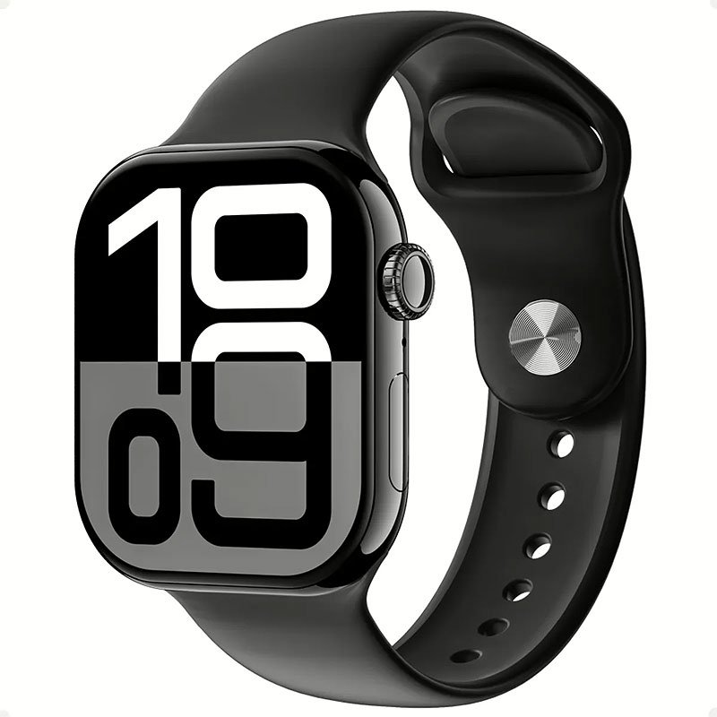 Smartwatch W10 Pro 46mm Serie 10 AmoLED Gps Nfc Chatgpt Preto