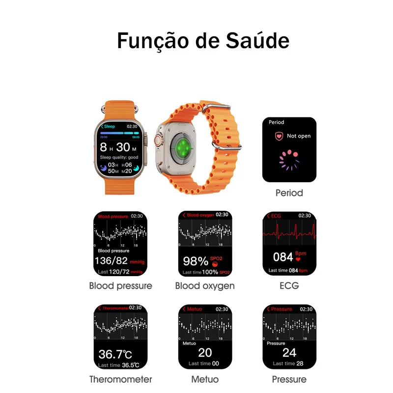 Imagem 3 de 5 do produto Smartwatch Watch 3 Ultra Serie 10 49mm Relogio Tela AmoLED Chatgpt