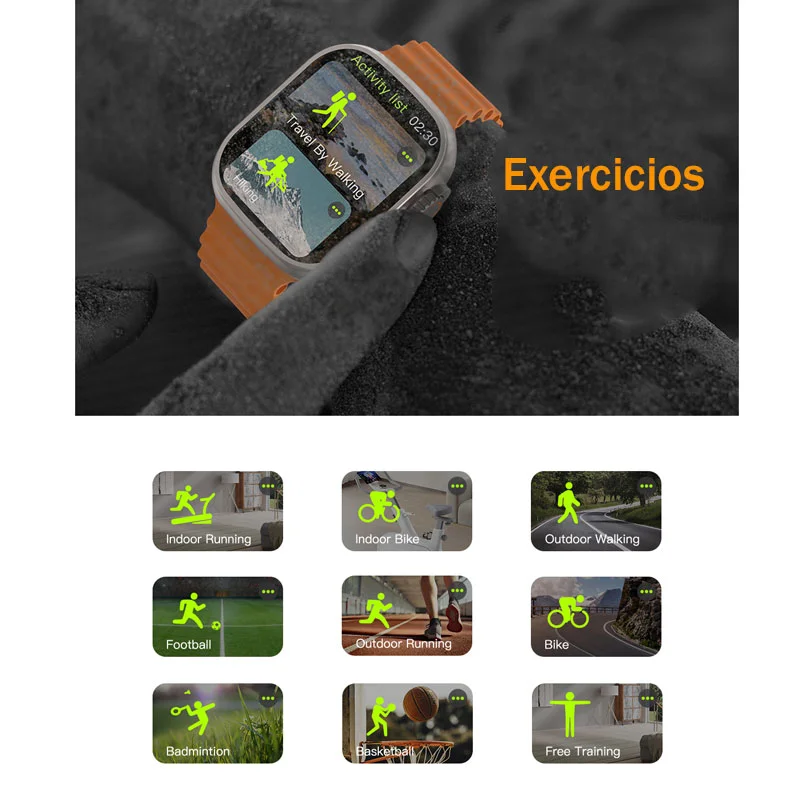 Imagem 5 de 5 do produto Smartwatch Watch 3 Ultra Serie 10 49mm Relogio Tela AmoLED Chatgpt