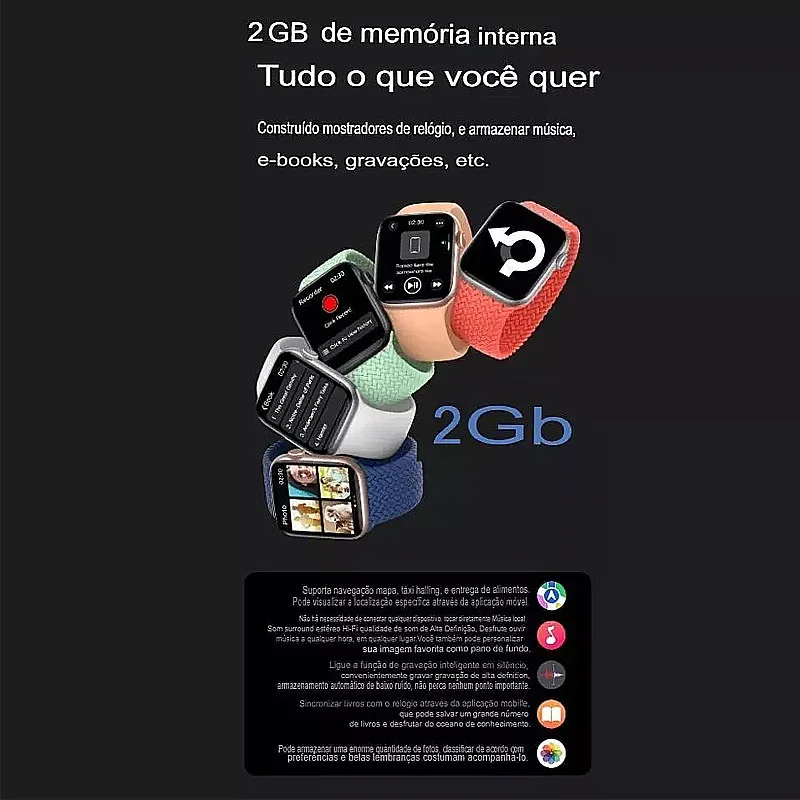 Imagem 5 de 5 do produto Smartwatch W10 Pro Mini Serie 10 42mm Com AmoLED Gps Chatgpt