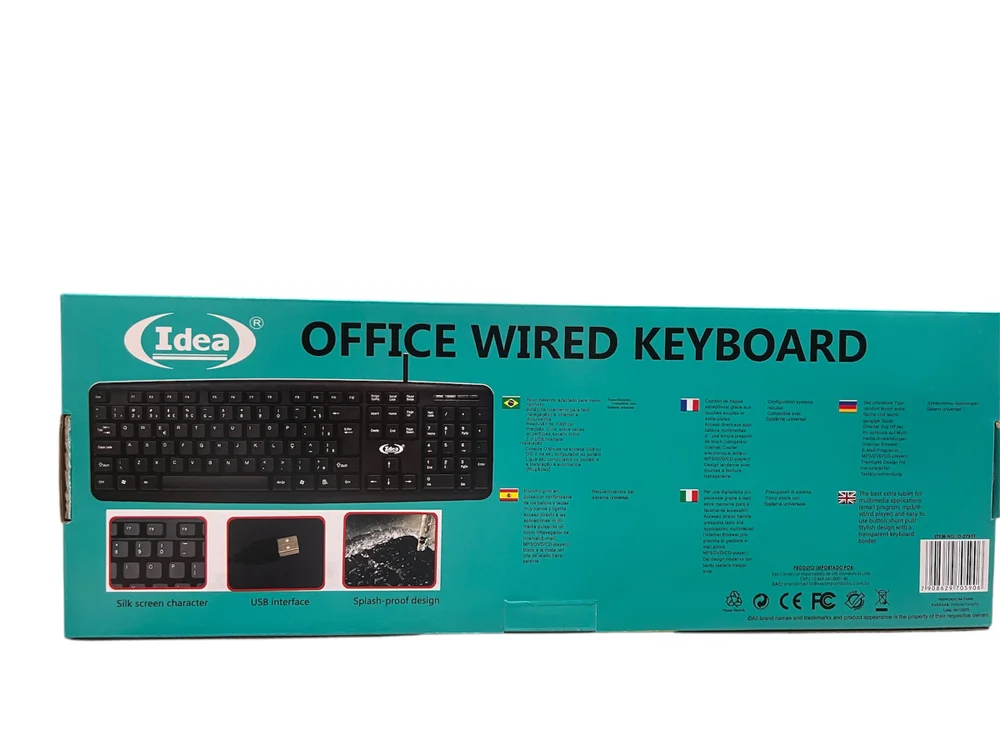 Teclado Com Fio Usb Idea Id-2791t – Padrão Abnt2