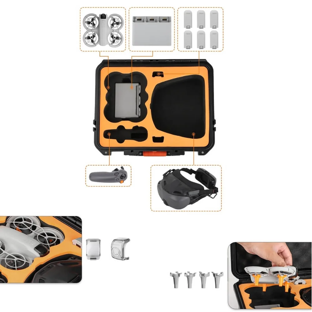 Imagem 5 de 5 do produto Case Maleta Estanque Para Dji Neo Motion Fly More Kit - Sunnylife