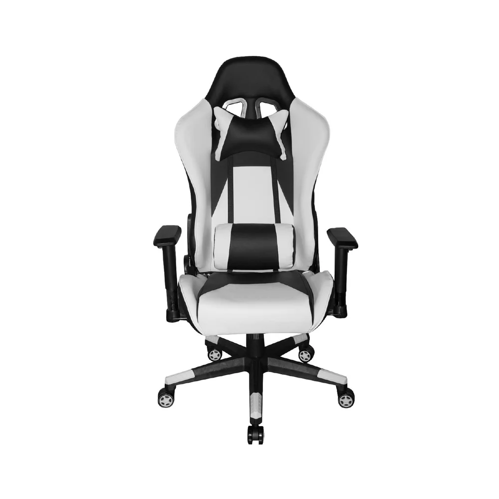 Cadeira Gamer Até 130kg Giratória Reclinável E Ergonômica - Branco