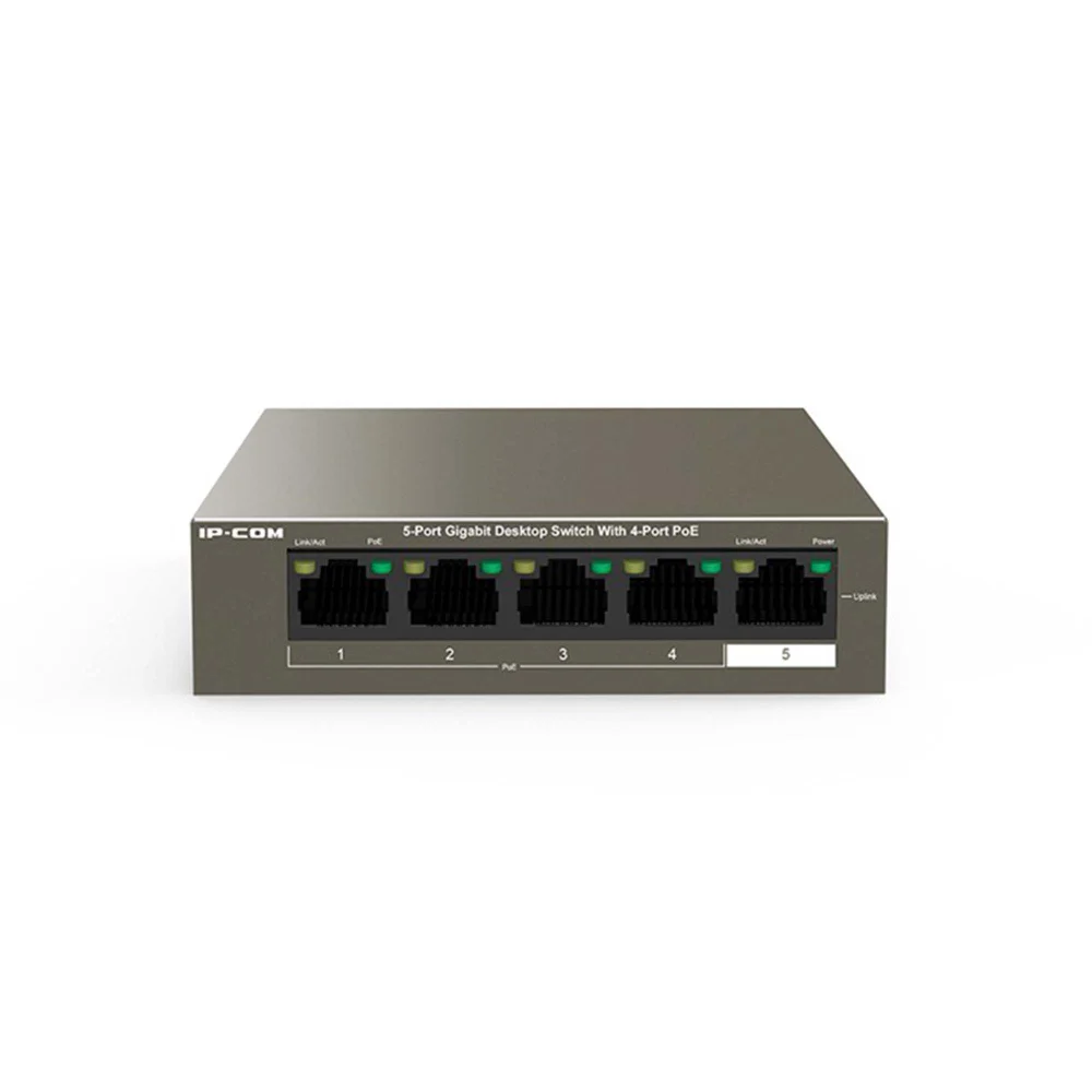 Switch Ip-com G1105p-4-63w 5 Portas Poe 10/100/1000