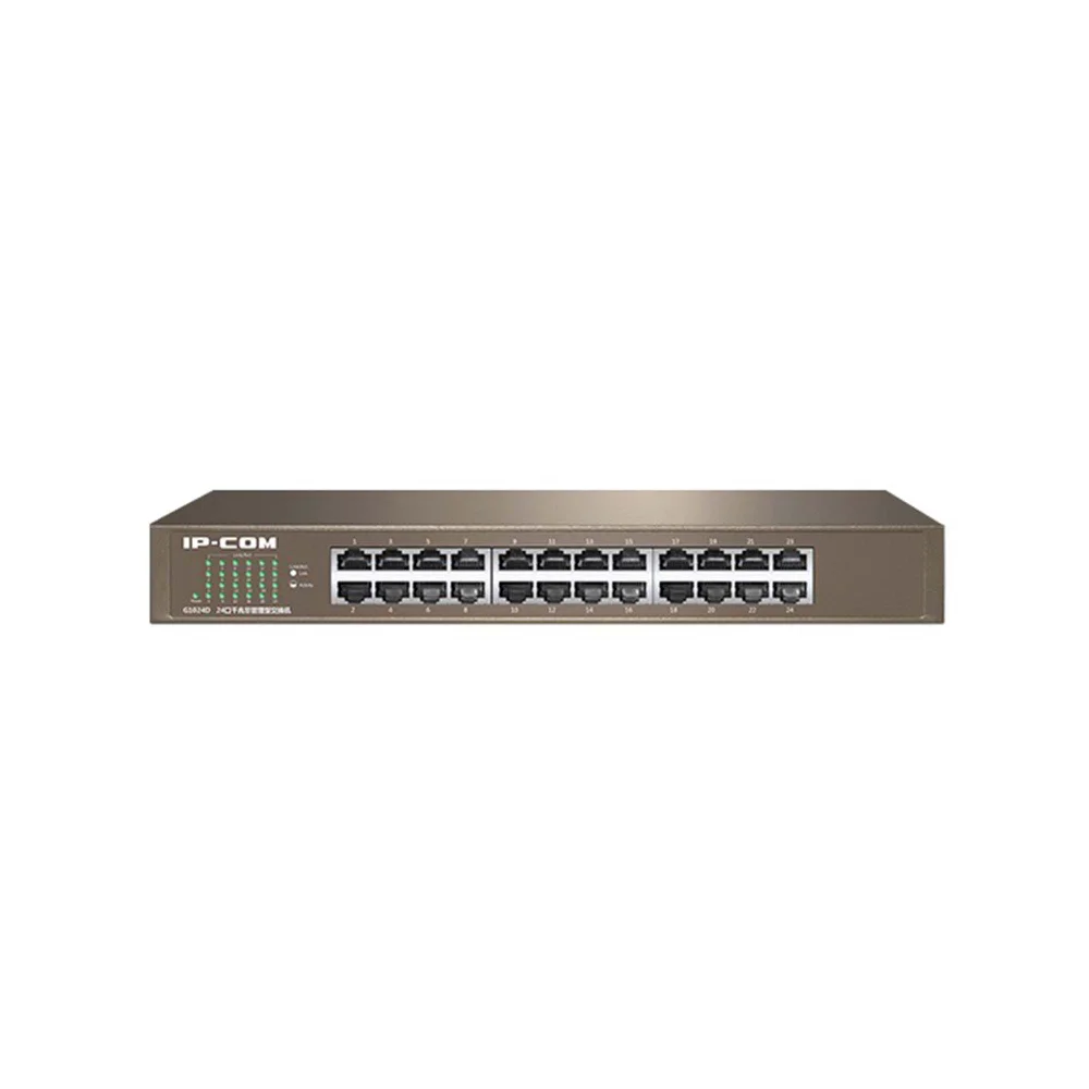 Imagem 3 de 4 do produto Switch Ip-com G1024d Gigabit 24 Portas Não Gerenciável 10/100/1000