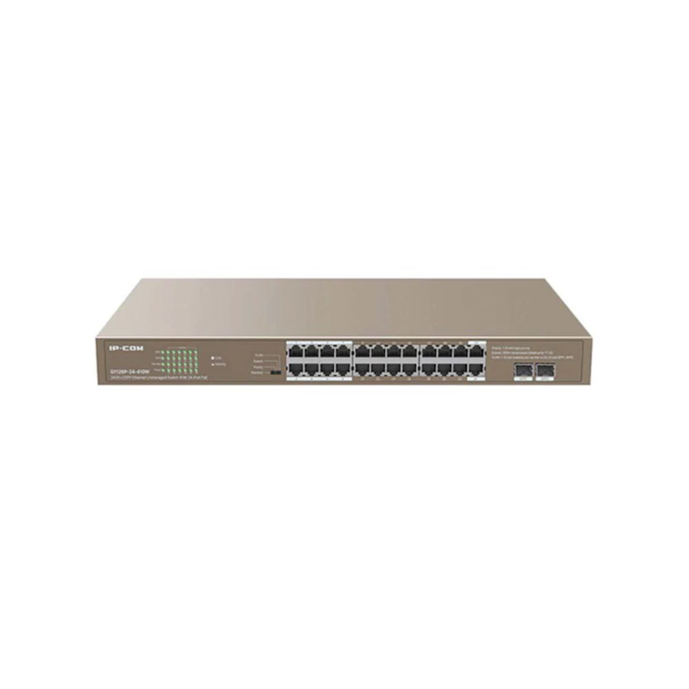 Imagem 5 de 5 do produto Switch Ip-com G1126p-24-410w 24 Portas 10/100/1000 Poe Não Gerenciado