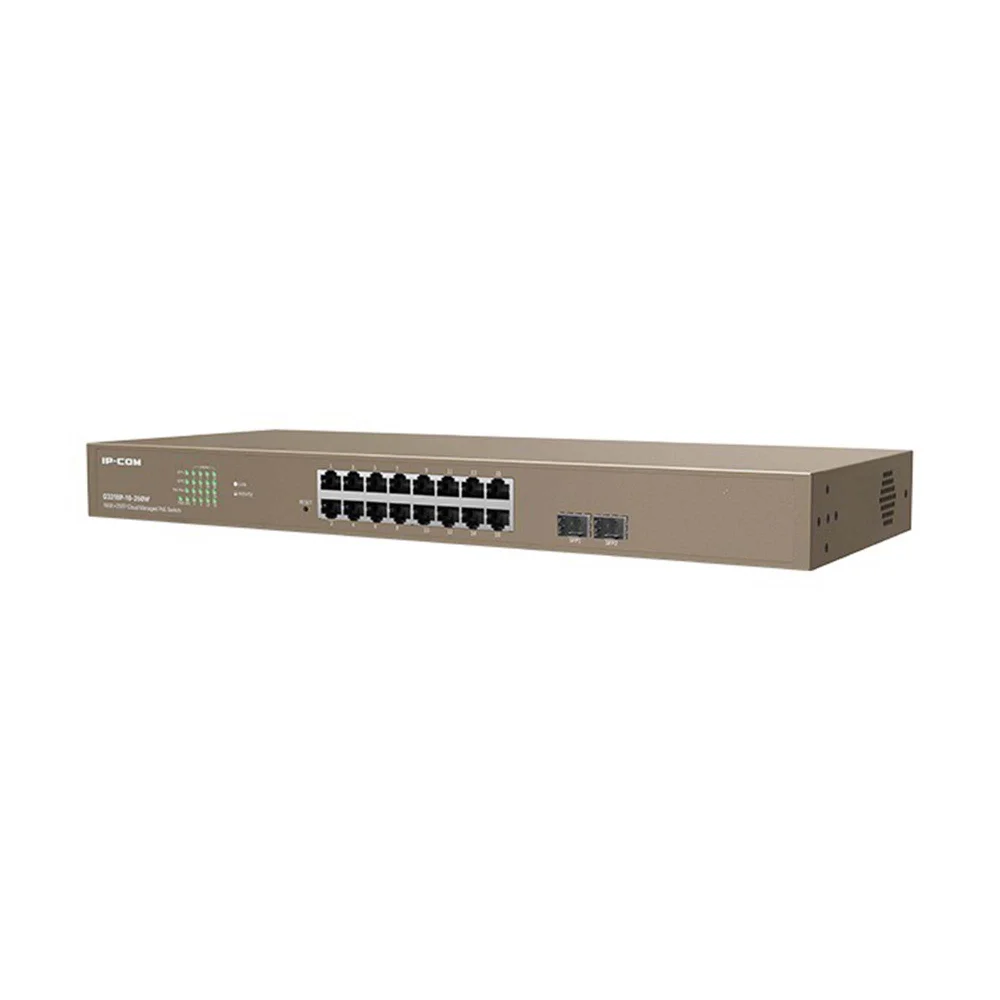 Imagem 4 de 5 do produto Switch Ip-com G3318p-16-250w Gigabit 16 Portas Ge .2 Sfp Gerenciável Em Nuvem 10/100/1000
