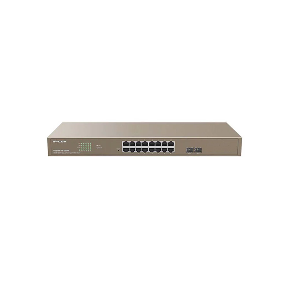 Imagem 5 de 5 do produto Switch Ip-com G3318p-16-250w Gigabit 16 Portas Ge .2 Sfp Gerenciável Em Nuvem 10/100/1000