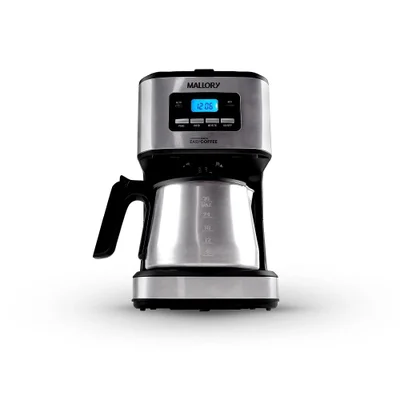 Cafeteira Elétrica Mallory 1,5 Litros Easy Coffee Preto E Inox - 127v