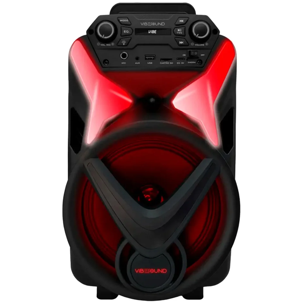Imagem 4 de 5 do produto Caixa De Som Vibesound V8 Power 340w Rms - Vs002