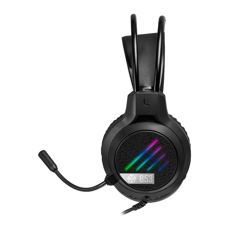 Imagem 2 de 4 do produto Headset Gamer Tgt B53 Rainbow 50mm 20-20khz Usb 3.5mm Preto - Tgt-b53-rbw01