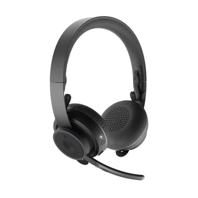 Headset Sem Fio Logitech Zone Wireless Plus UC Graphite Bluetooth USB-A USB-C ANC 981-000918
