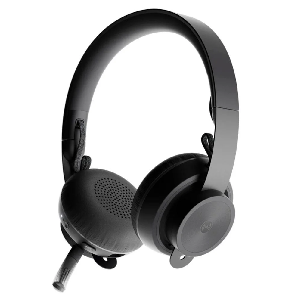 Imagem 3 de 5 do produto Headset Sem Fio Logitech Zone Wireless Plus UC Graphite Bluetooth USB-A USB-C ANC 981-000918