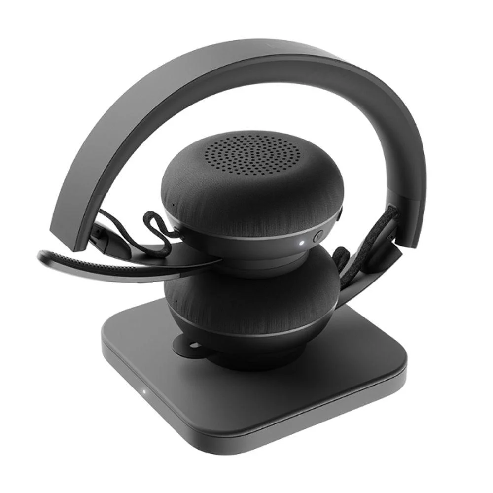 Imagem 4 de 5 do produto Headset Sem Fio Logitech Zone Wireless Plus UC Graphite Bluetooth USB-A USB-C ANC 981-000918
