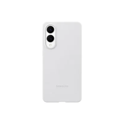 Capa Protetora De Silicone Galaxy S25 Edge Cinza