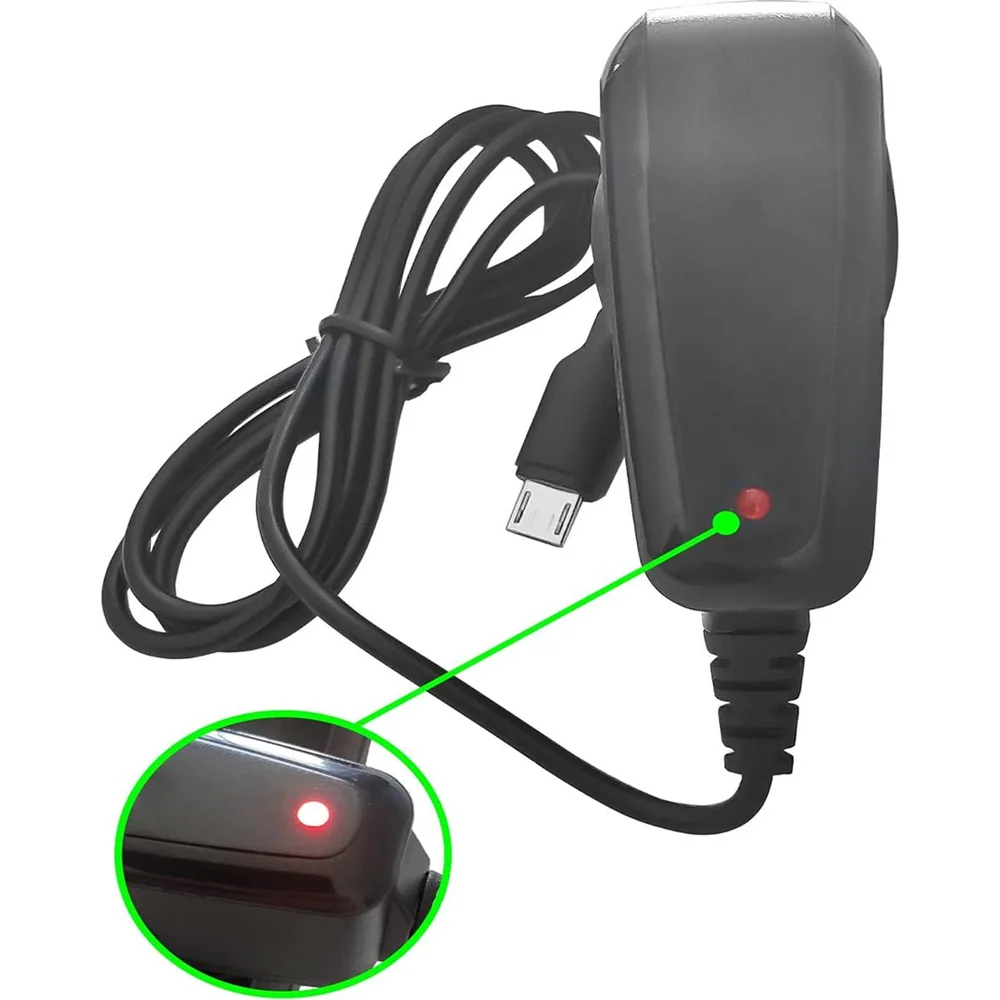 Imagem 2 de 5 do produto Kit 8 Carregadores De Celular Micro Usb Fonte Bivolt Preto