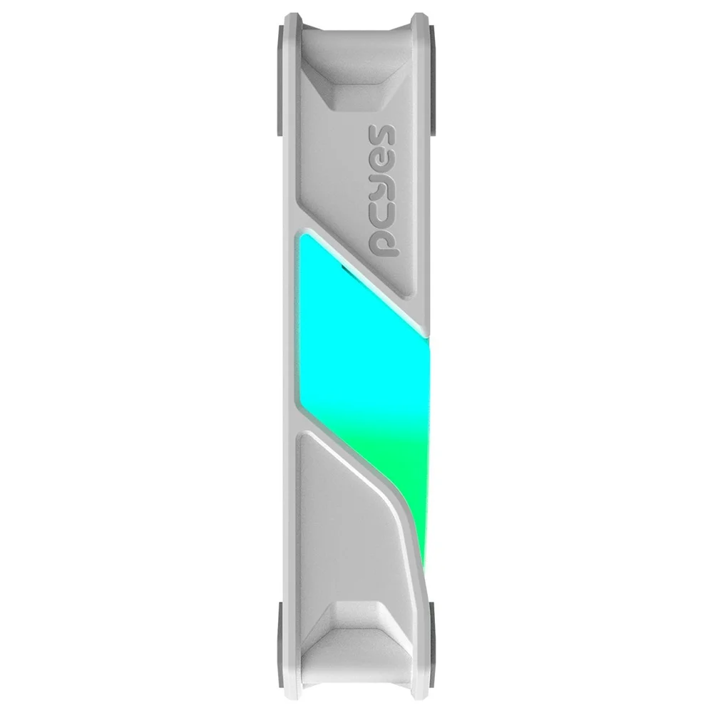 Cooler Fan Para Gabinete Sangue Frio 3 ARGB White Ghost Reverse 120mm PCyes 5
