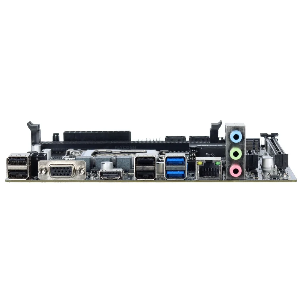 Imagem 3 de 5 do produto Placa Mãe PCyes H81 LGA  1150 2xDDR3 (max 16gb) M.2 Nvme 2xusb 3.0, 4xusb 2.0 Rede 1000 HDMI/vga M-atx - PCyh81-4g16