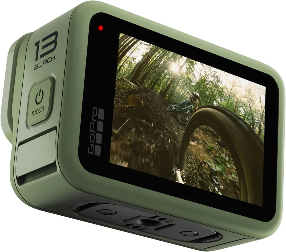 Gopro Hero13 Black Em Verde Floresta Edição Limitada - Câmera De Ação À Prova D'água 10m, 5.3k60, Hlg Hdr, 27mp, Hypersmooth 6.0, Gps, Wi-fi 6, Detecç