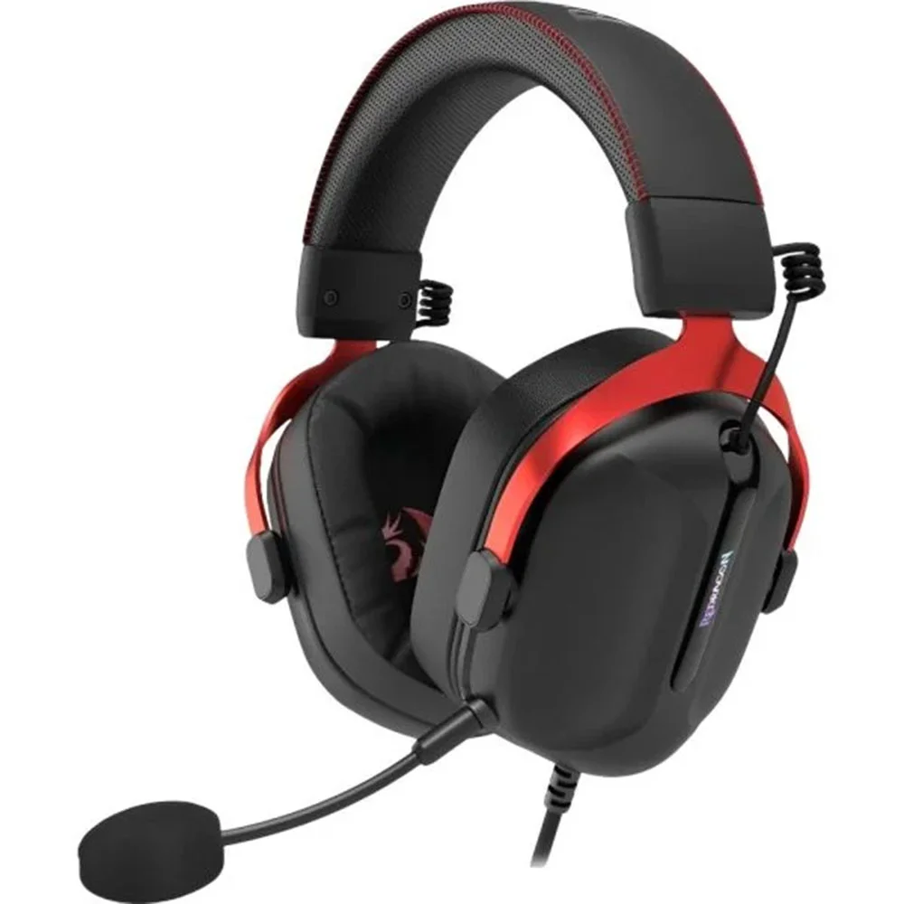 Imagem 2 de 5 do produto Fone Headset Gamer Cybill RGB 7.1 H312 Usb Redragon Preto